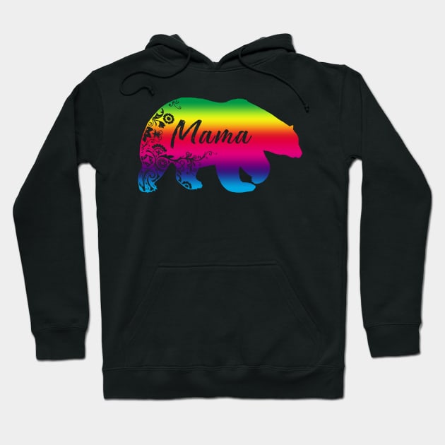 mama bear Hoodie by clownverty